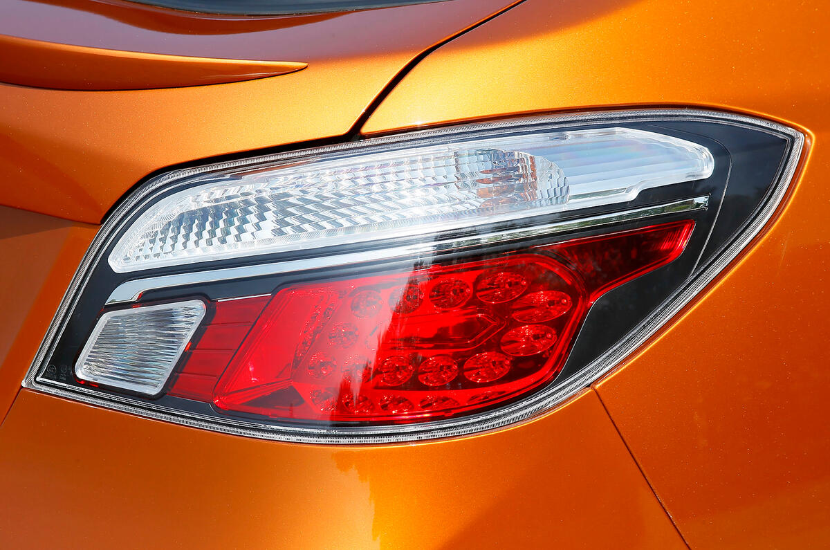 Rear light clusters look somewhat nondescript MG6 rear lights
