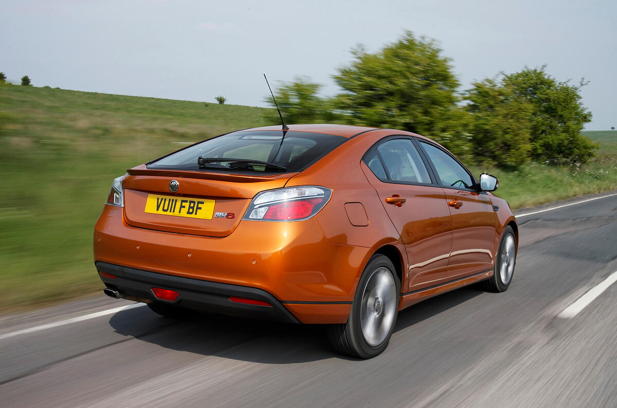 At no point does the engine even approach being an enjoyable motor to use MG6 rear quarter
