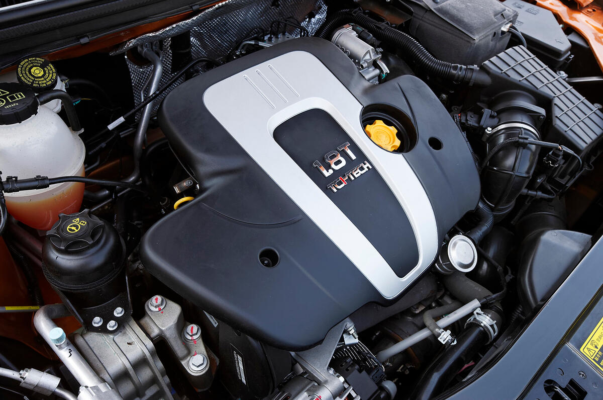 Noticeable turbo lag causes a slightly uneven power delivery MG6 1.8-litre petrol engine