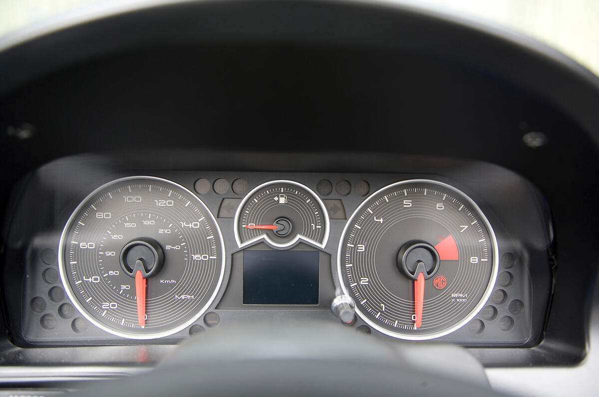 MG TF instrument cluster