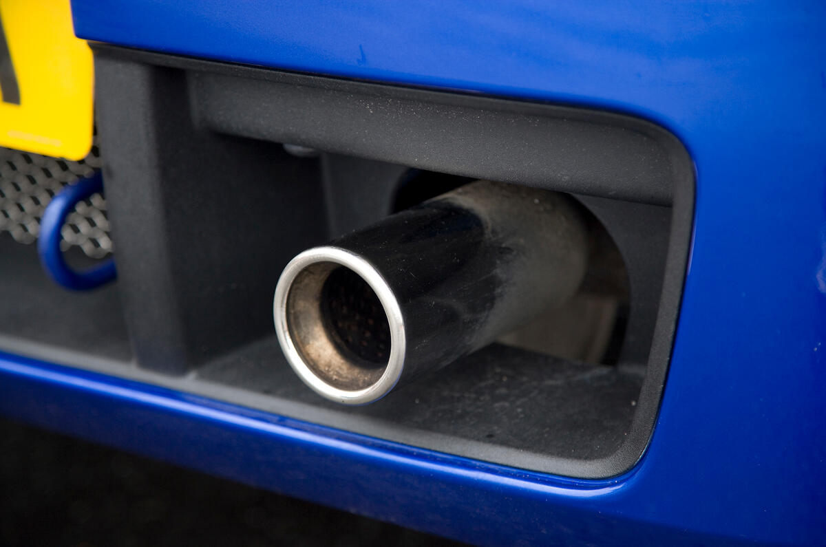 MG TF chrome exhaust