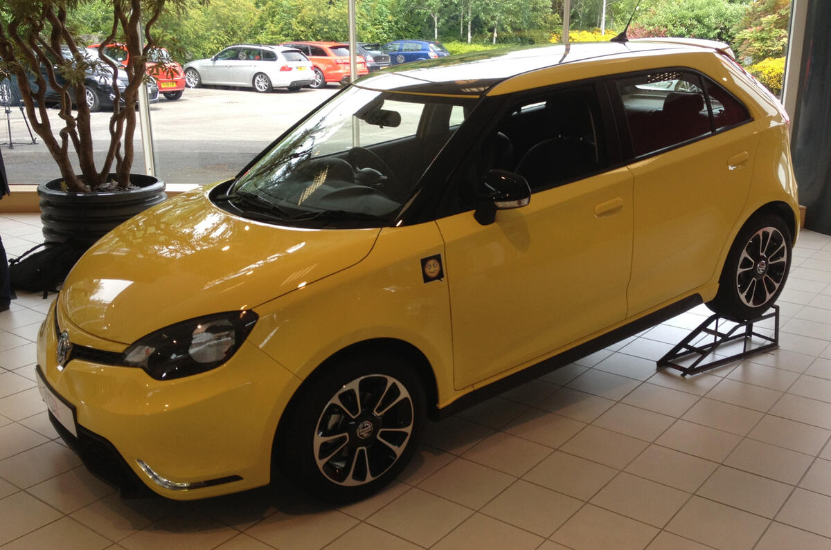 no title New MG 3 will cost less than £10,000