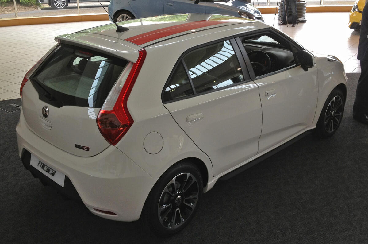 no title New MG 3 will cost less than £10,000