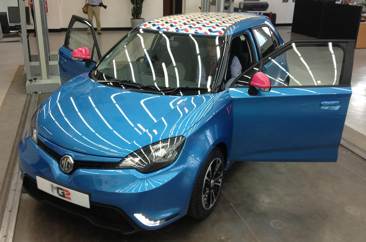 no title New MG 3 will cost less than £10,000