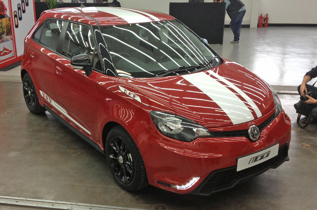 no title New MG 3 will cost less than £10,000