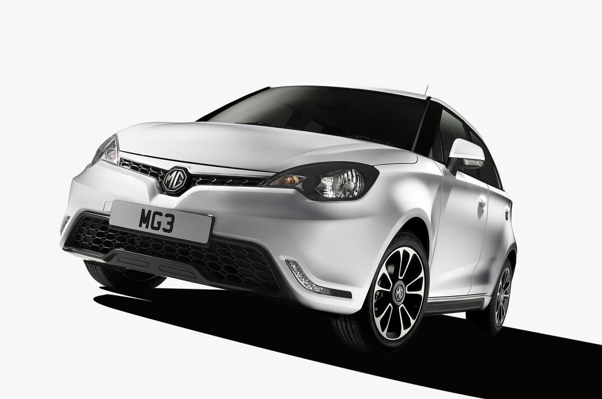 no title New MG 3 will cost less than £10,000
