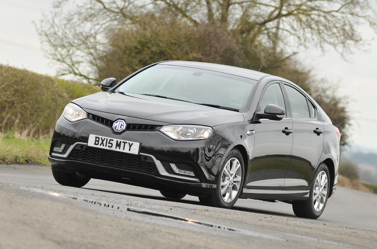MG 6 cornering