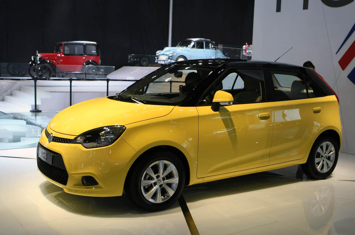 Shanghai motor show: MG3
