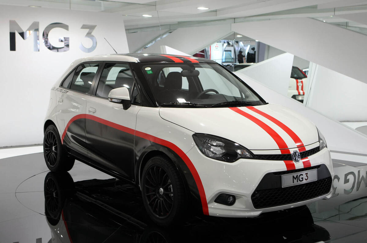 Shanghai motor show: MG3