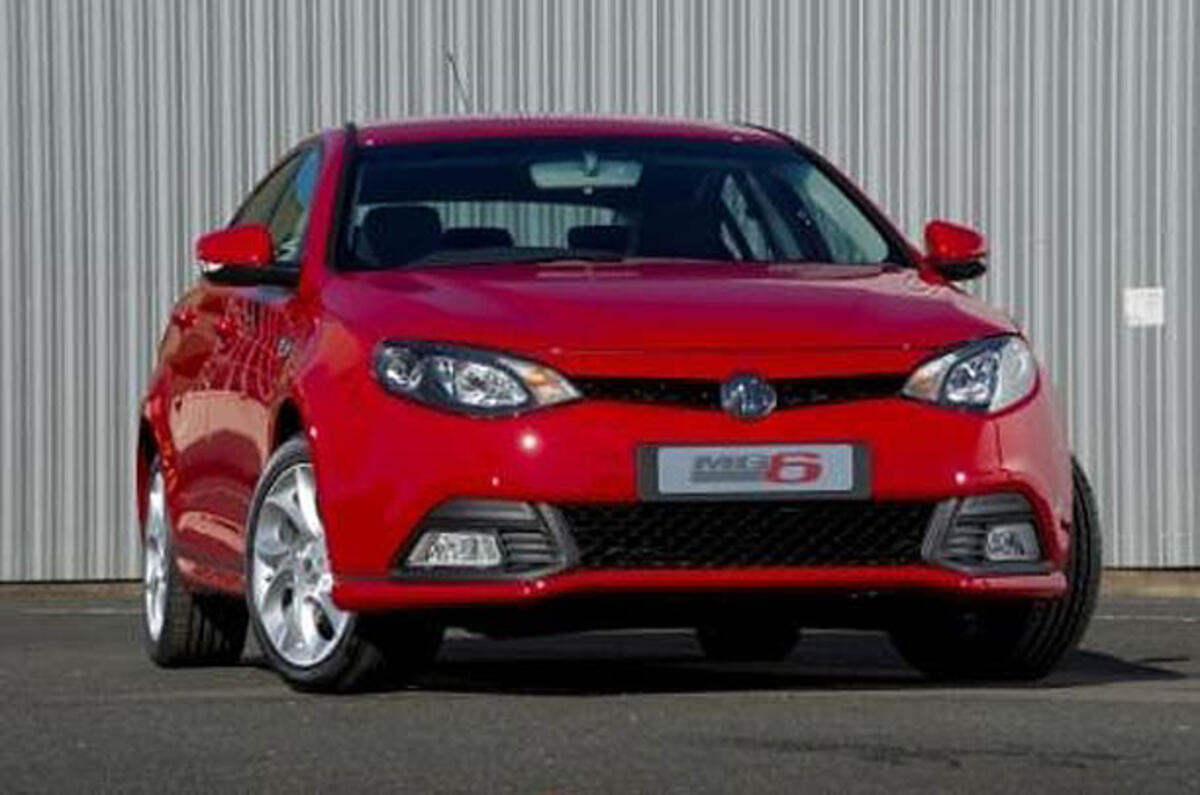 no title MG6 gets UK launch