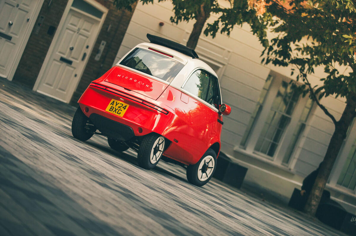 Microlino cornering rear 2 Microlino cornering rear 2