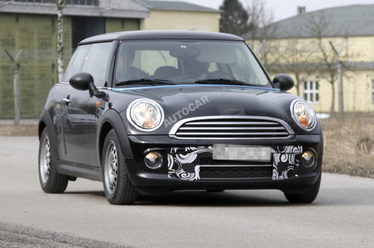Facelifted Mini spied
