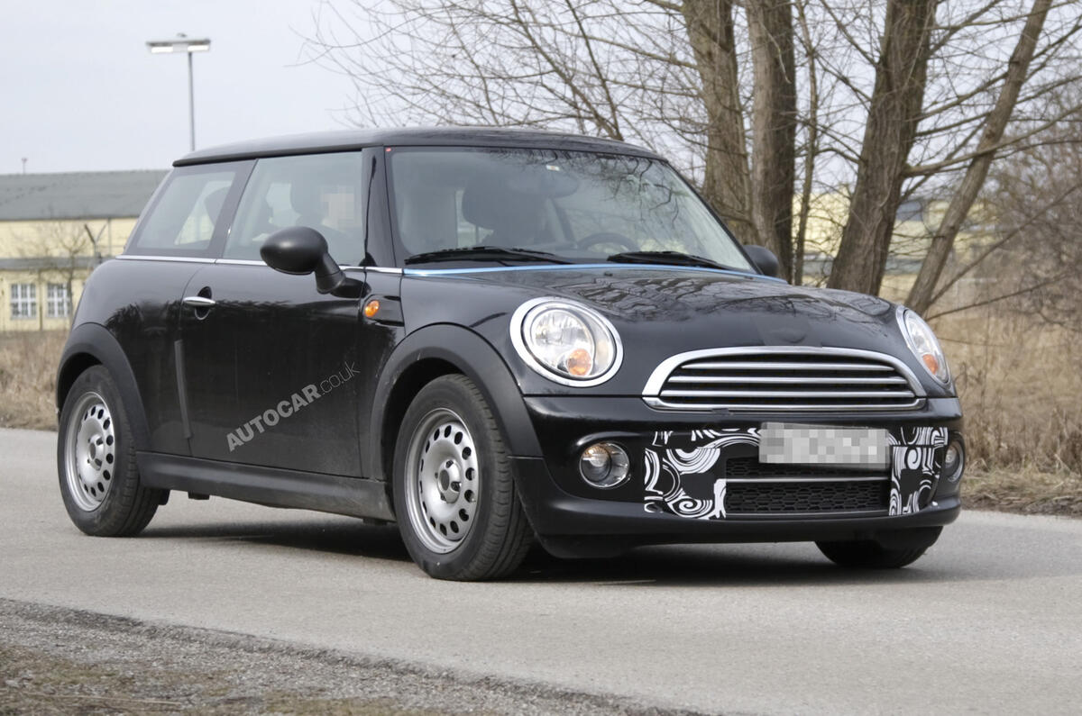 Facelifted Mini spied