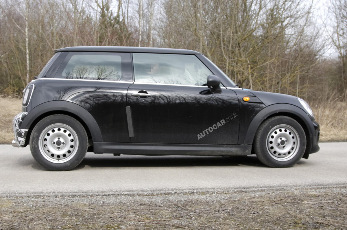 Facelifted Mini spied