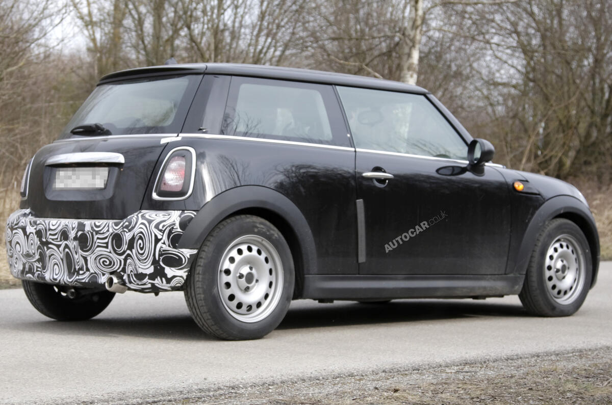 Facelifted Mini spied