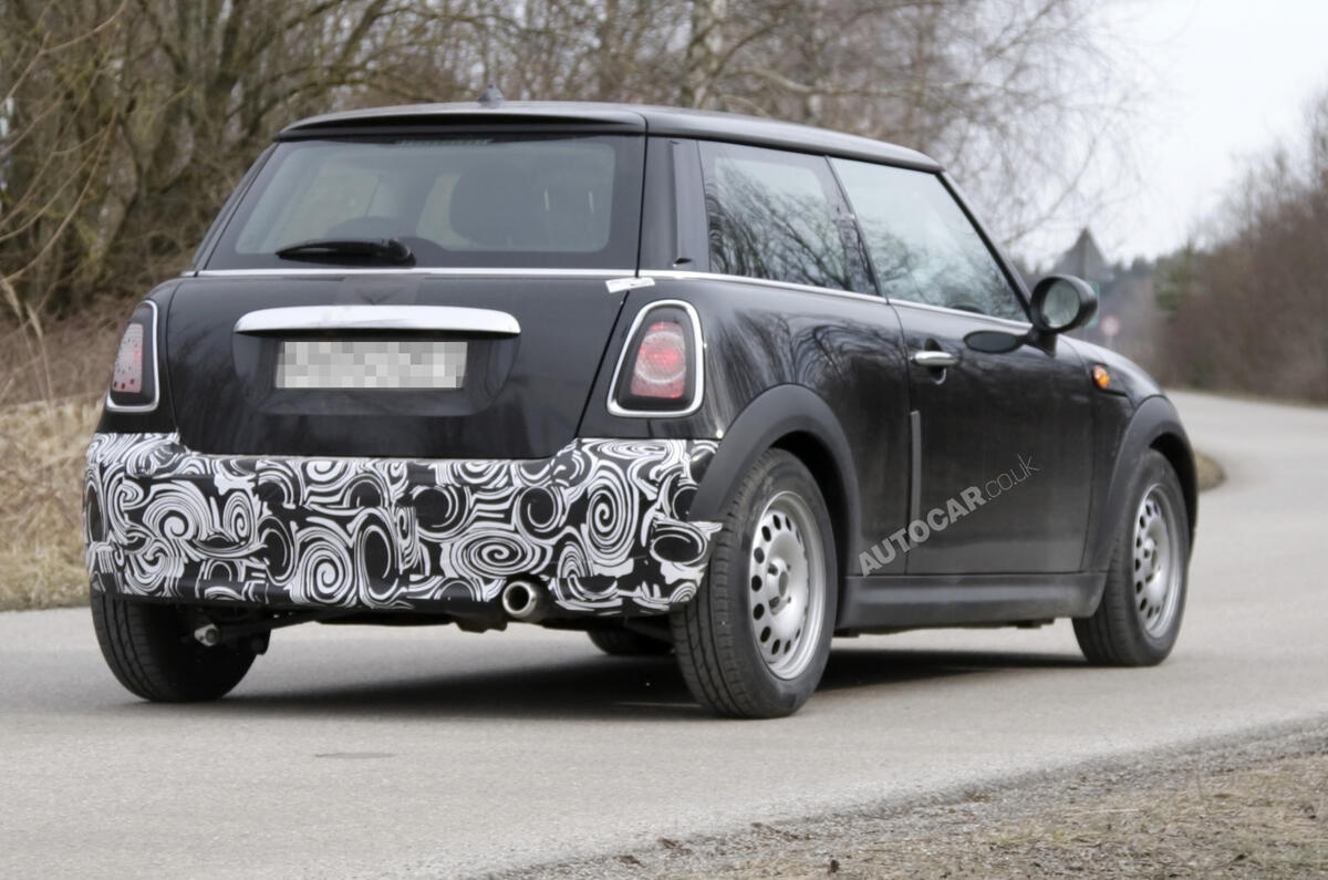 Facelifted Mini spied
