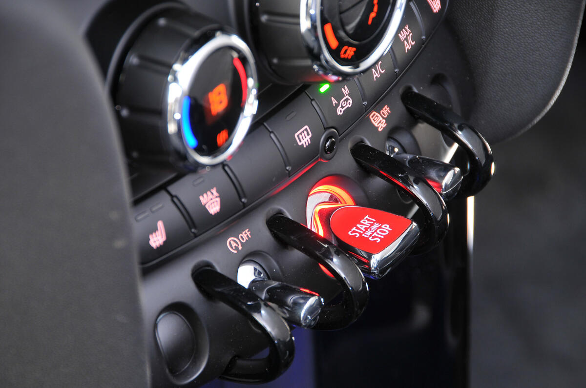 Mini Cooper ignition button
