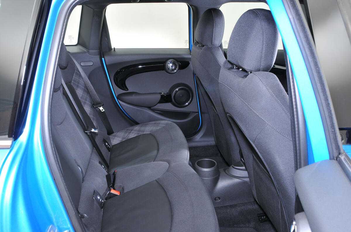 Mini Cooper 5-door rear seats