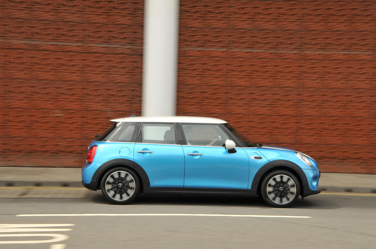 Mini Cooper side profile
