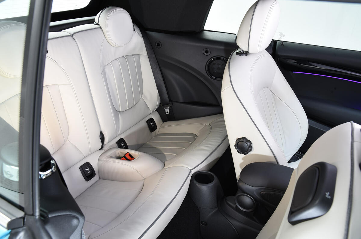 Mini Convertible rear seats