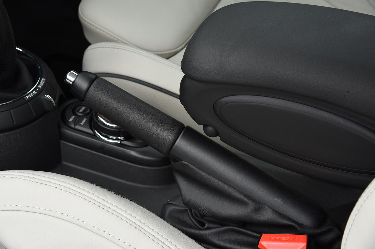 Mini Convertible handbrake