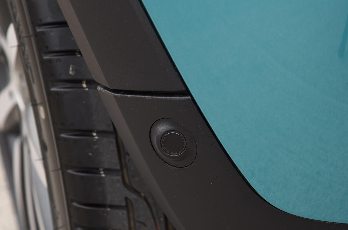 Mini Convertible rear parking sensors