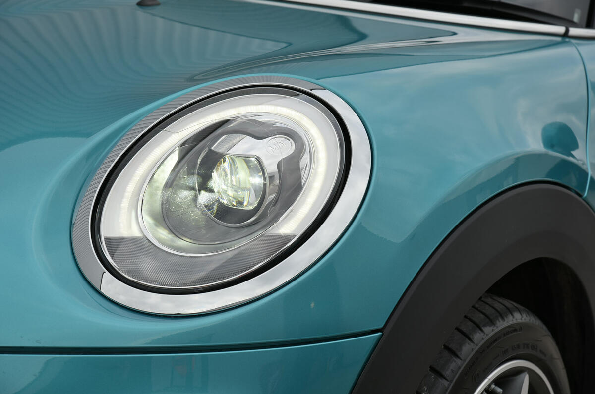 Mini Convertible headlights