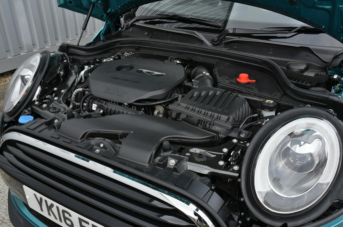 1.5-litre Mini Convertible Cooper engine