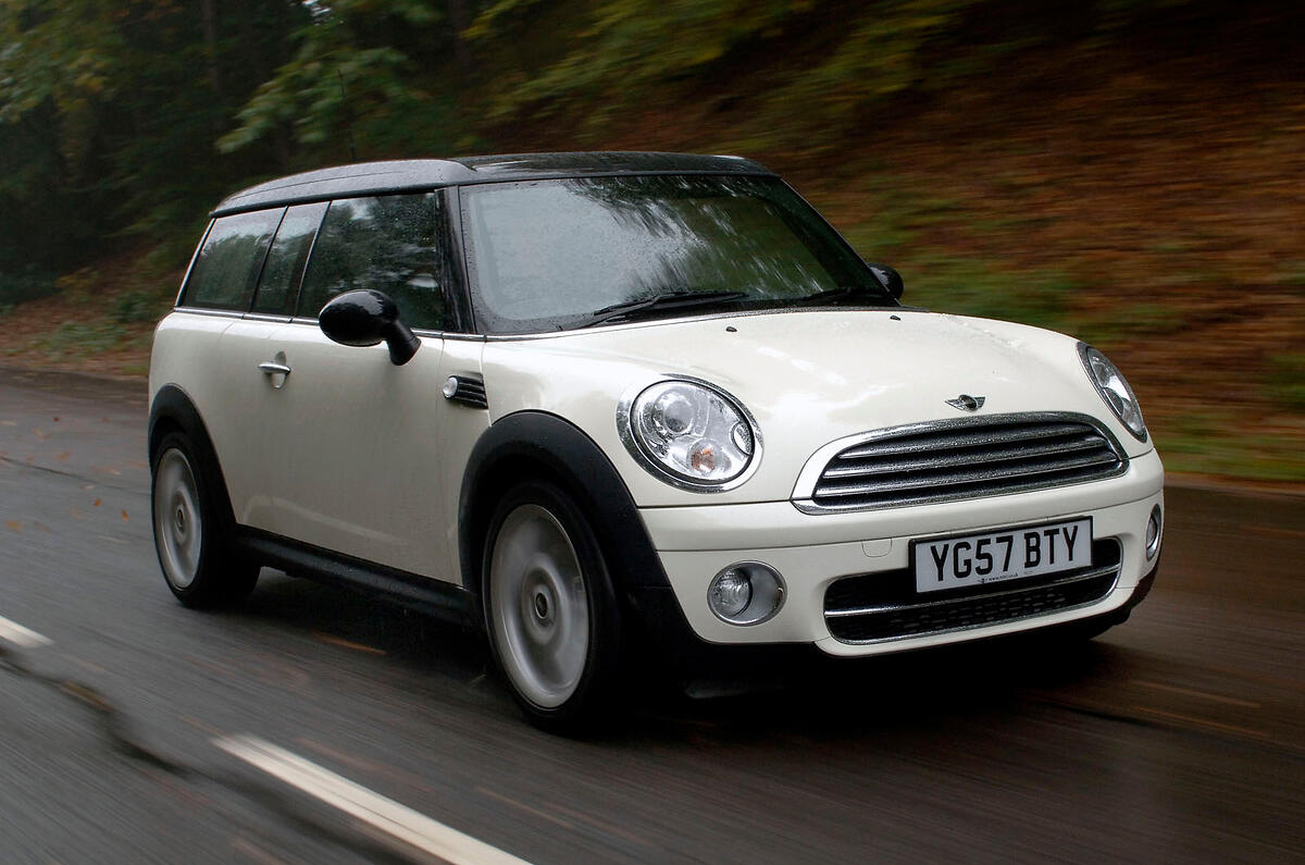 The diesel Clubman offers reasonable and even occasionally spirited performance Mini Clubman front quarter