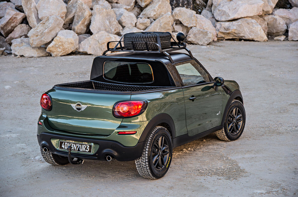 no title Mini reveals Paceman Adventure pick-up concept