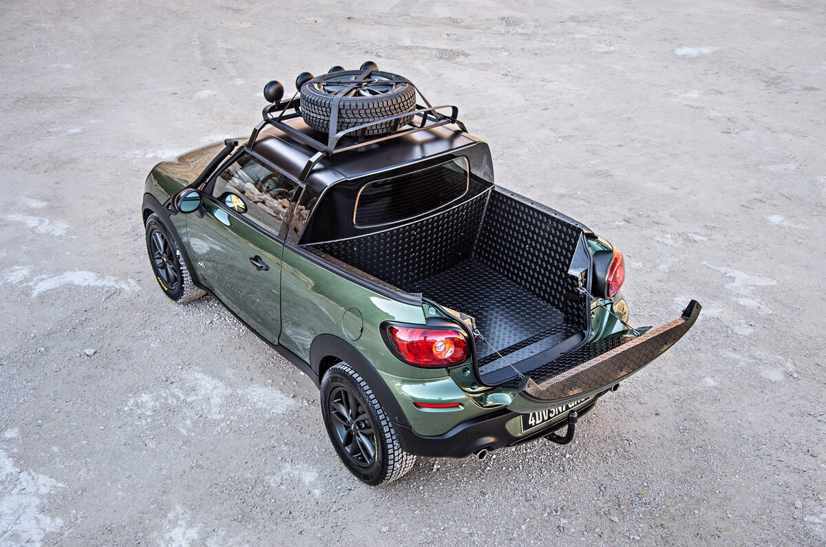 no title Mini reveals Paceman Adventure pick-up concept