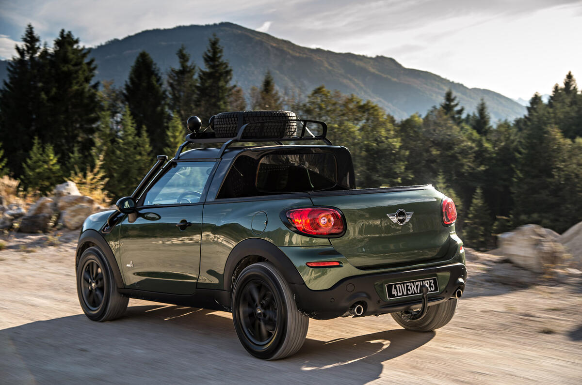no title Mini reveals Paceman Adventure pick-up concept