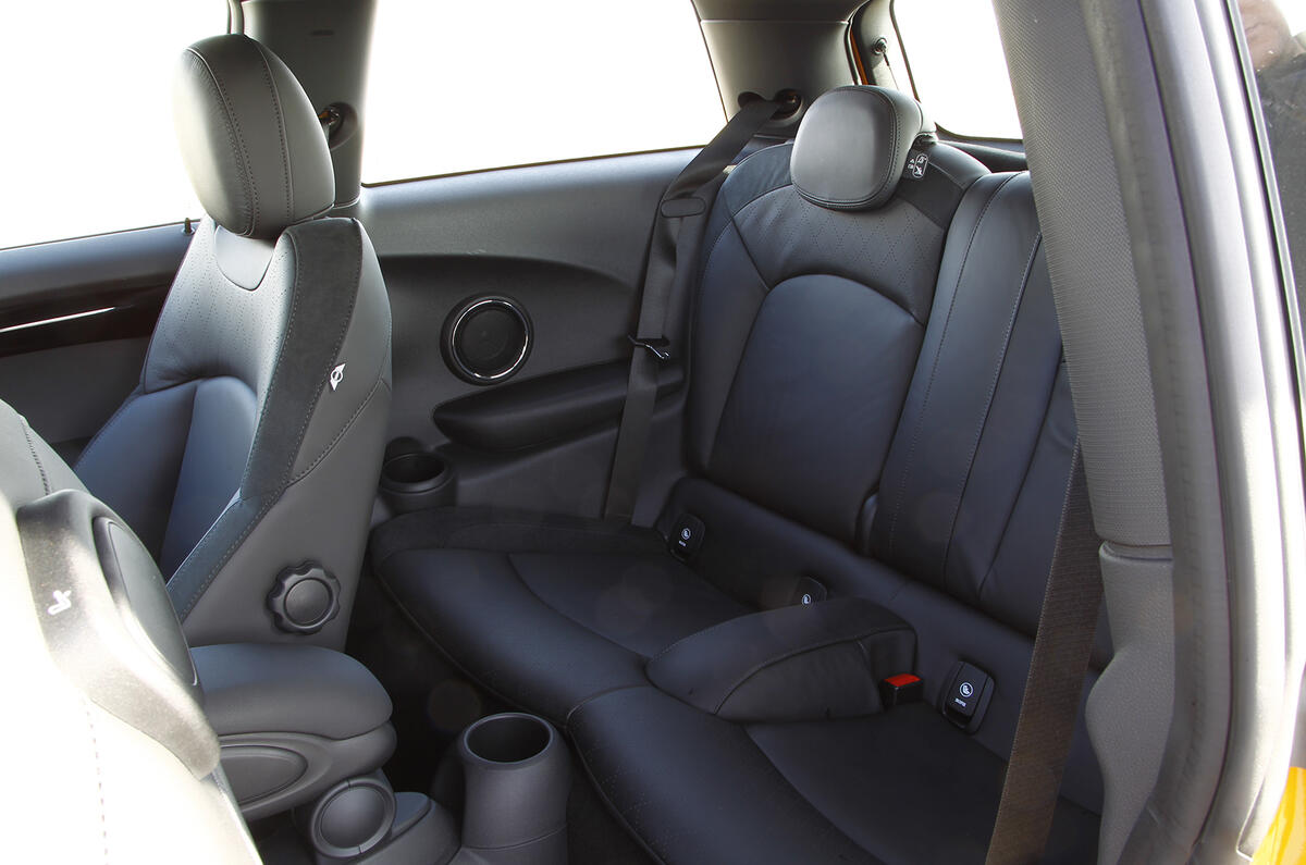 Mini Cooper S rear seats