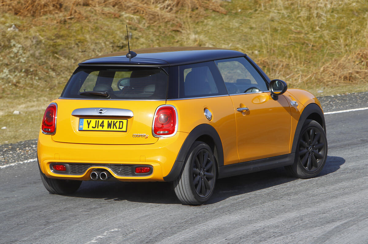 Mini Cooper S rear cornering