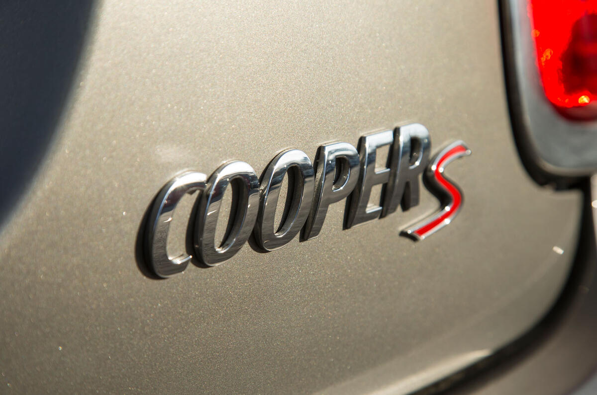 Mini Cooper S Works 210 badging