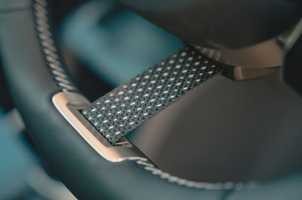 mini countryman review 2024 19 steering wheel detail mini countryman review 2024 19 steering wheel detail