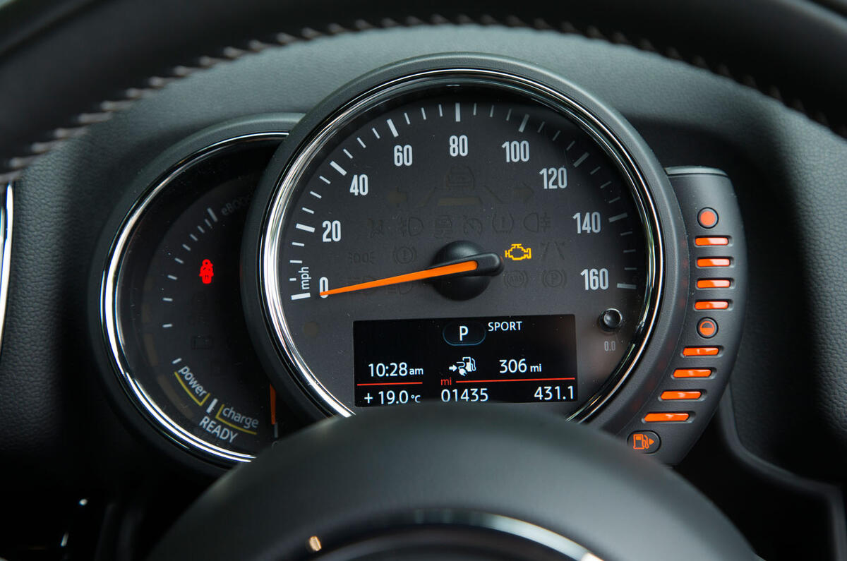 Mini Countryman S E All4 instrument cluster