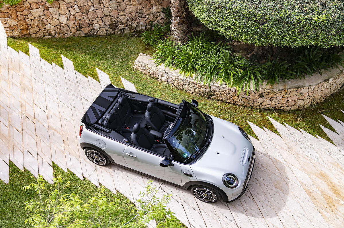 mini electric convertible review 15 roof down static mini electric convertible review 15 roof down static