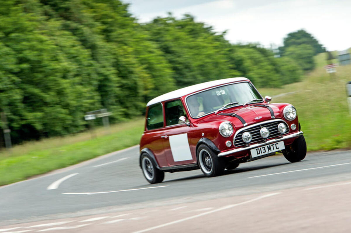 Mini Remastered cornering