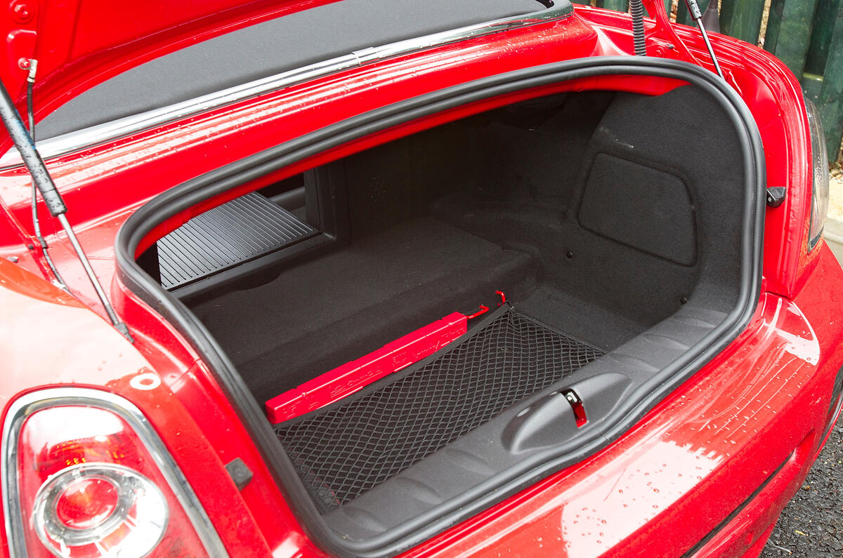 Mini Roadster boot space