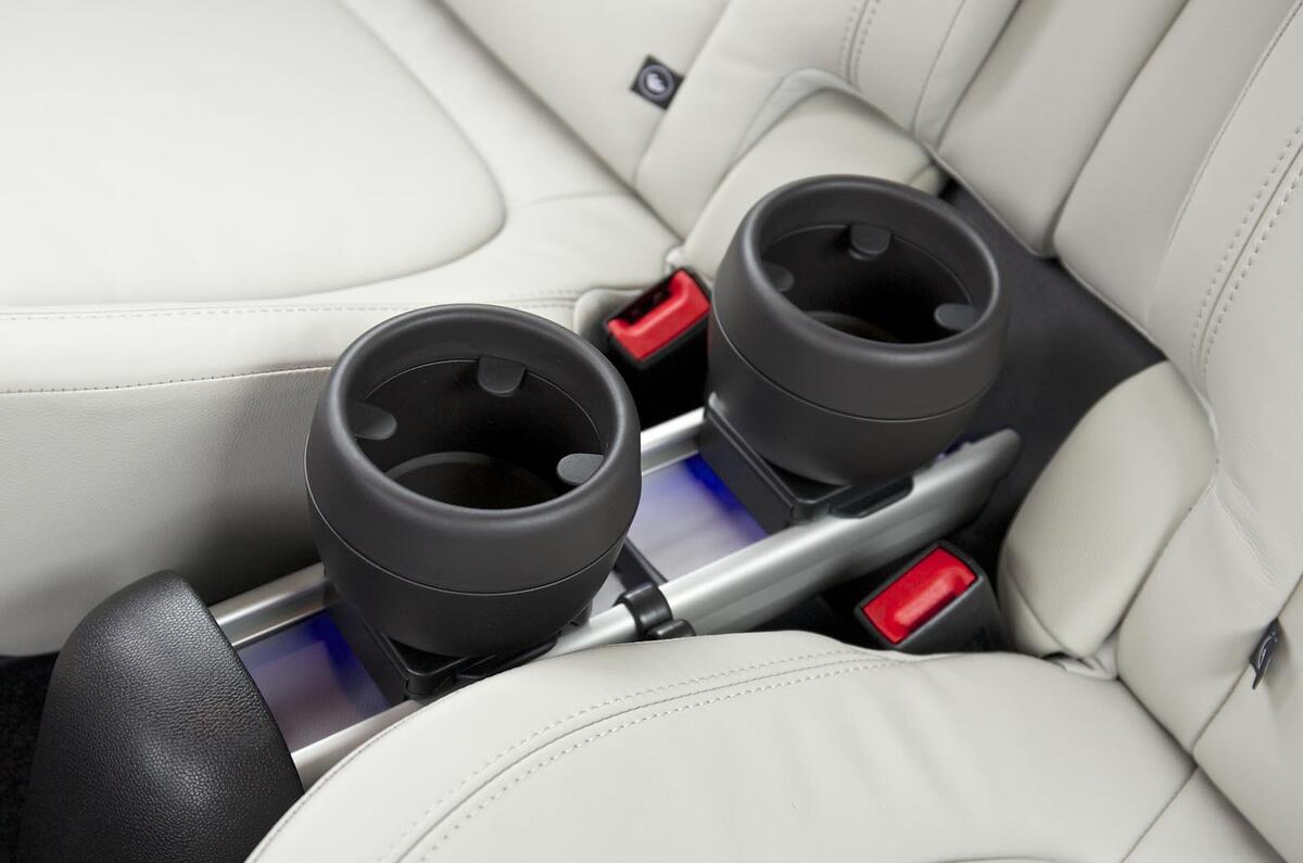 Mini Paceman cupholders