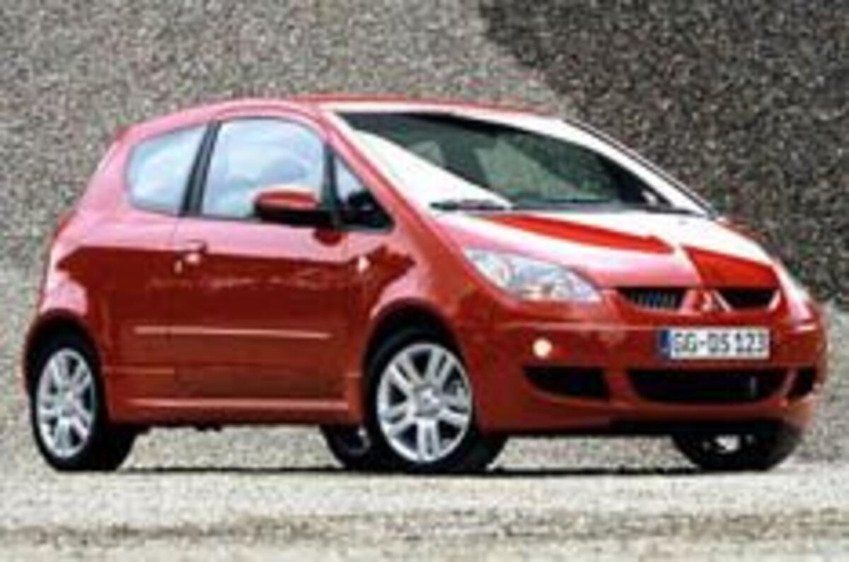Sporty lines for three-door Colt