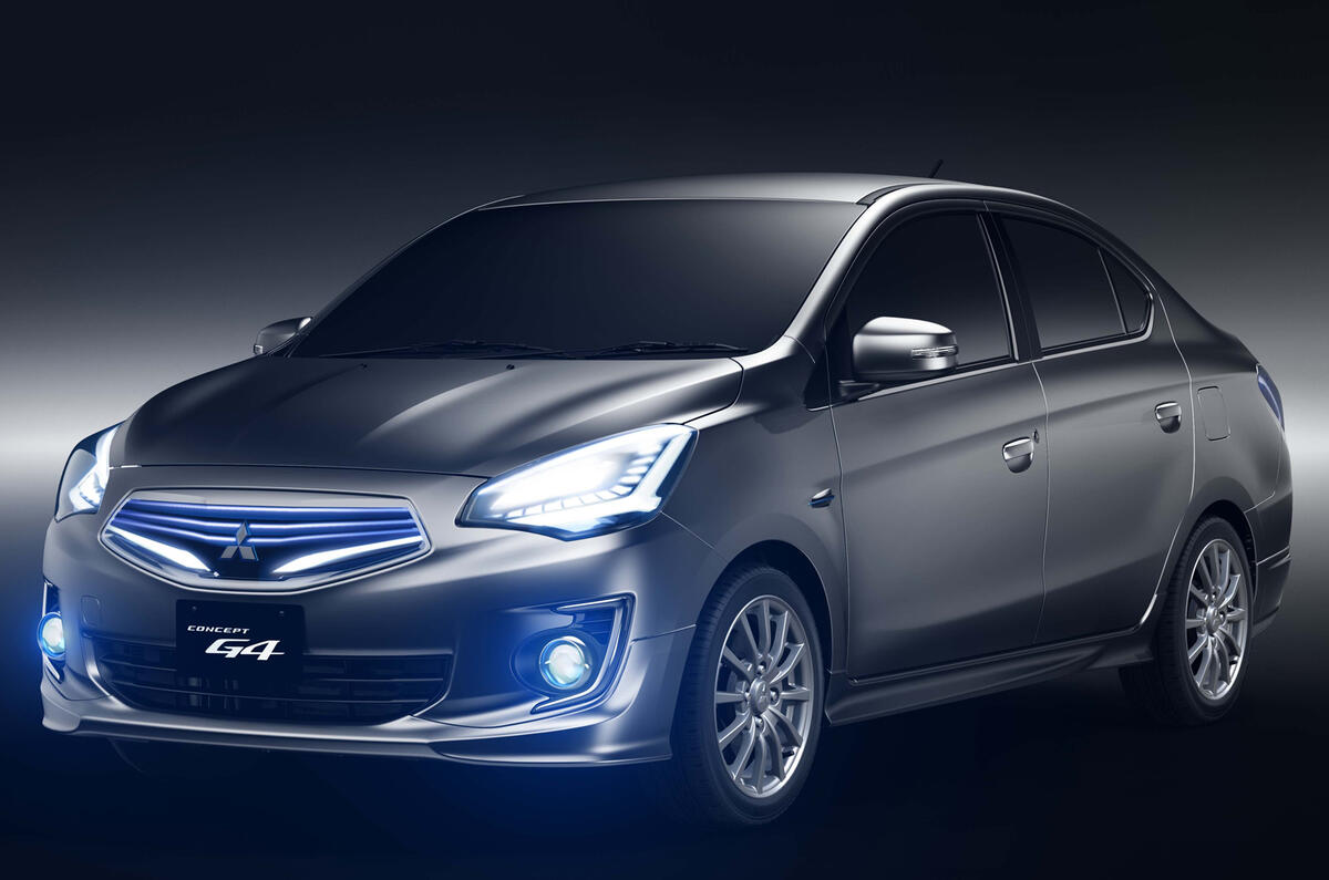 no title Mitsubishi Concept G4 saloon for Shanghai premiere