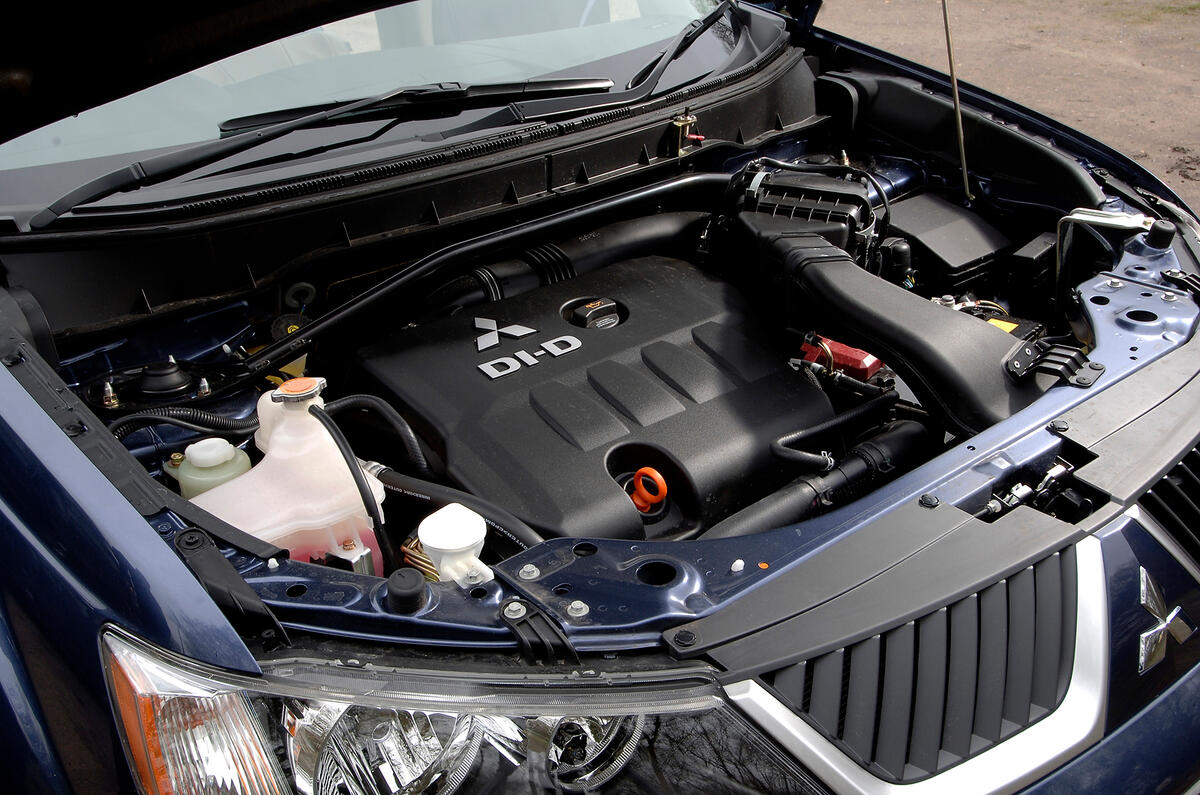 The only engine option is a 2.2-litre diesel Mitsubishi Outlander 2.2-litre diesel engine
