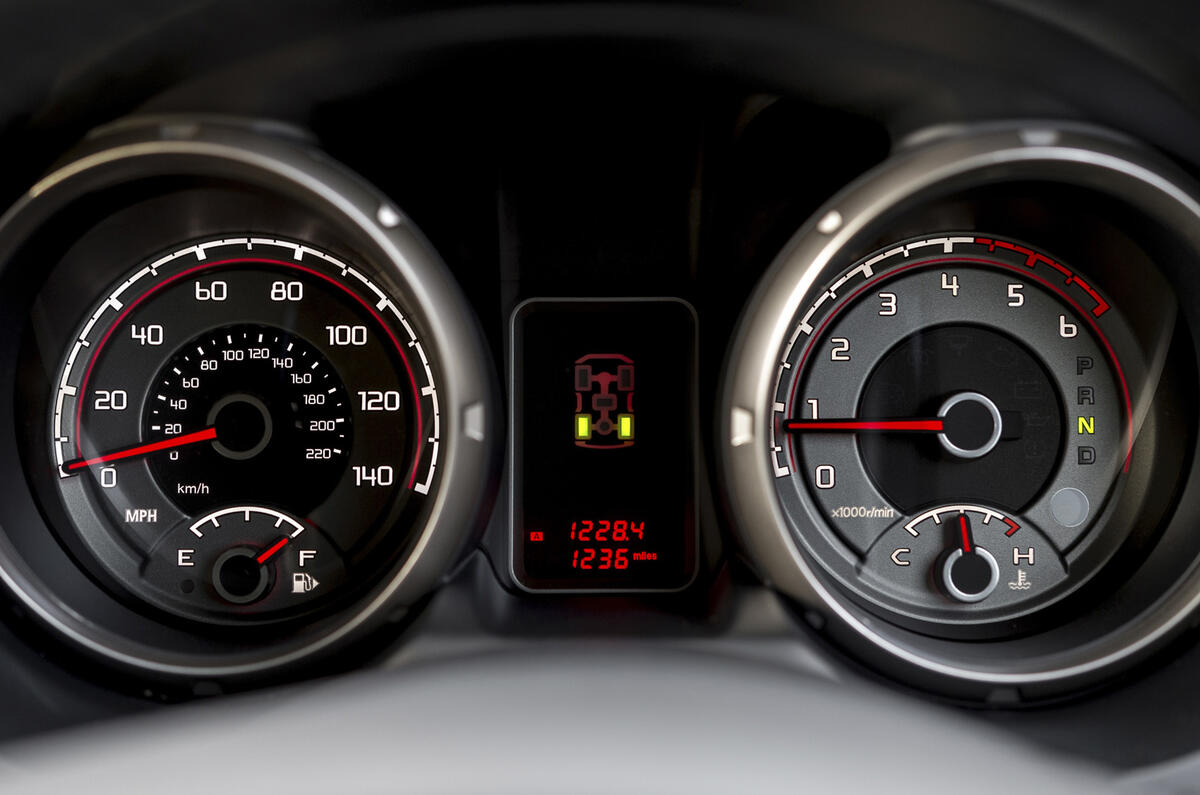Mitsubishi Shogun instrument cluster