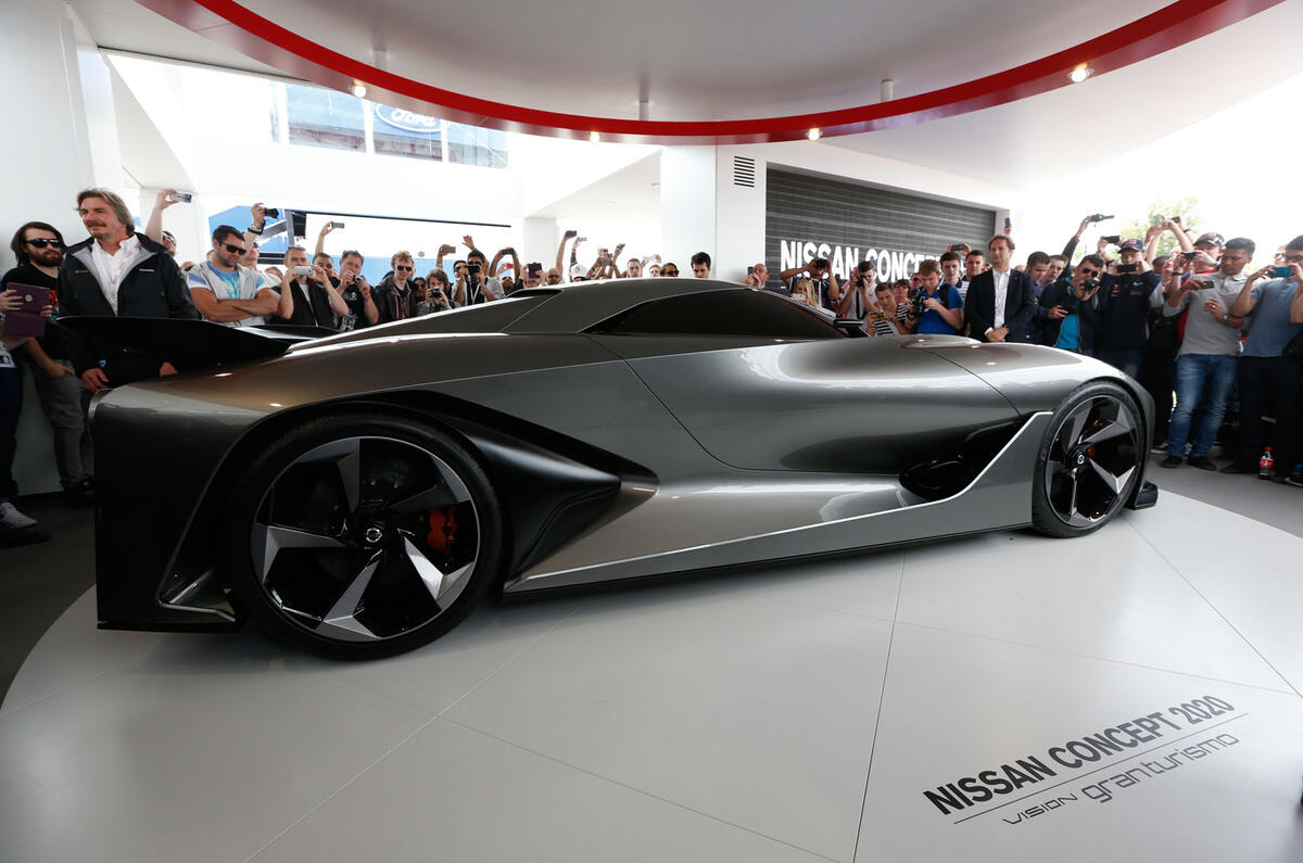 no title Nissan Gran Turismo concept jumps from virtual to reality