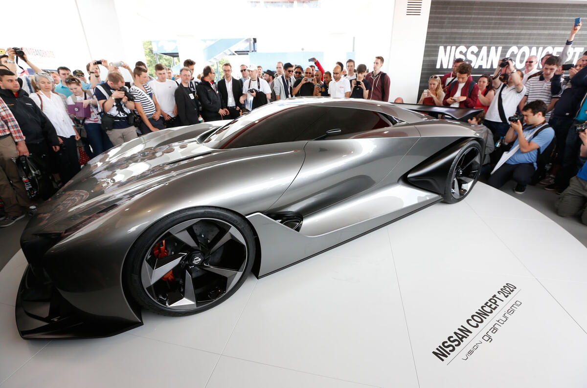 no title Nissan Gran Turismo concept jumps from virtual to reality