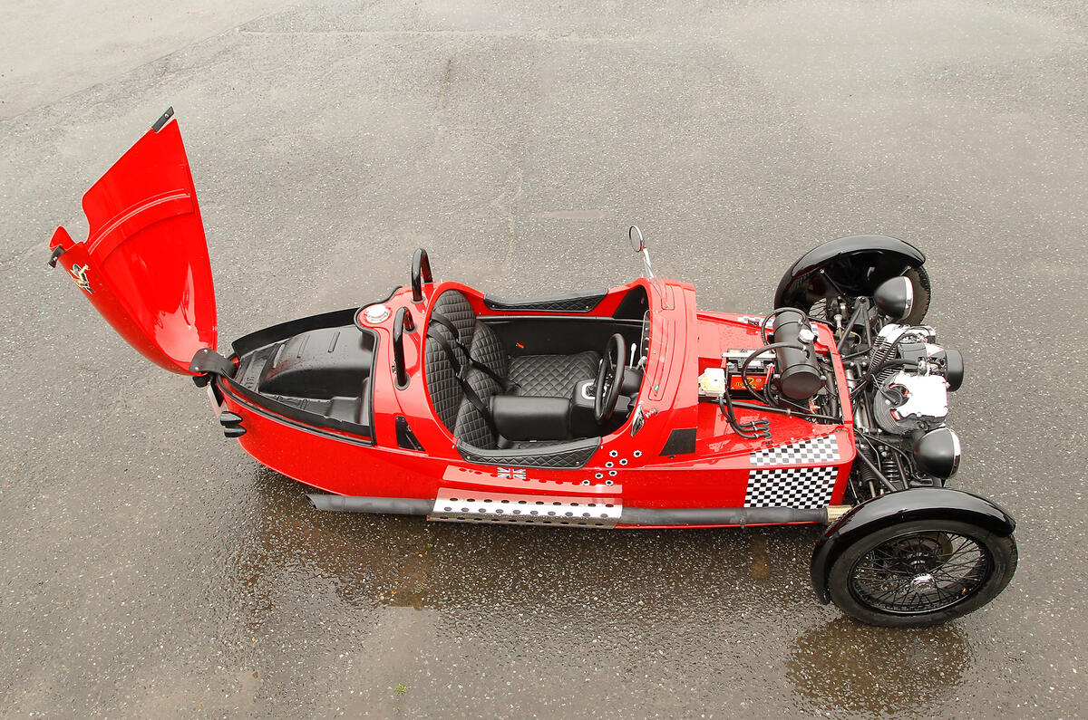 Morgan 3 Wheeler boot space