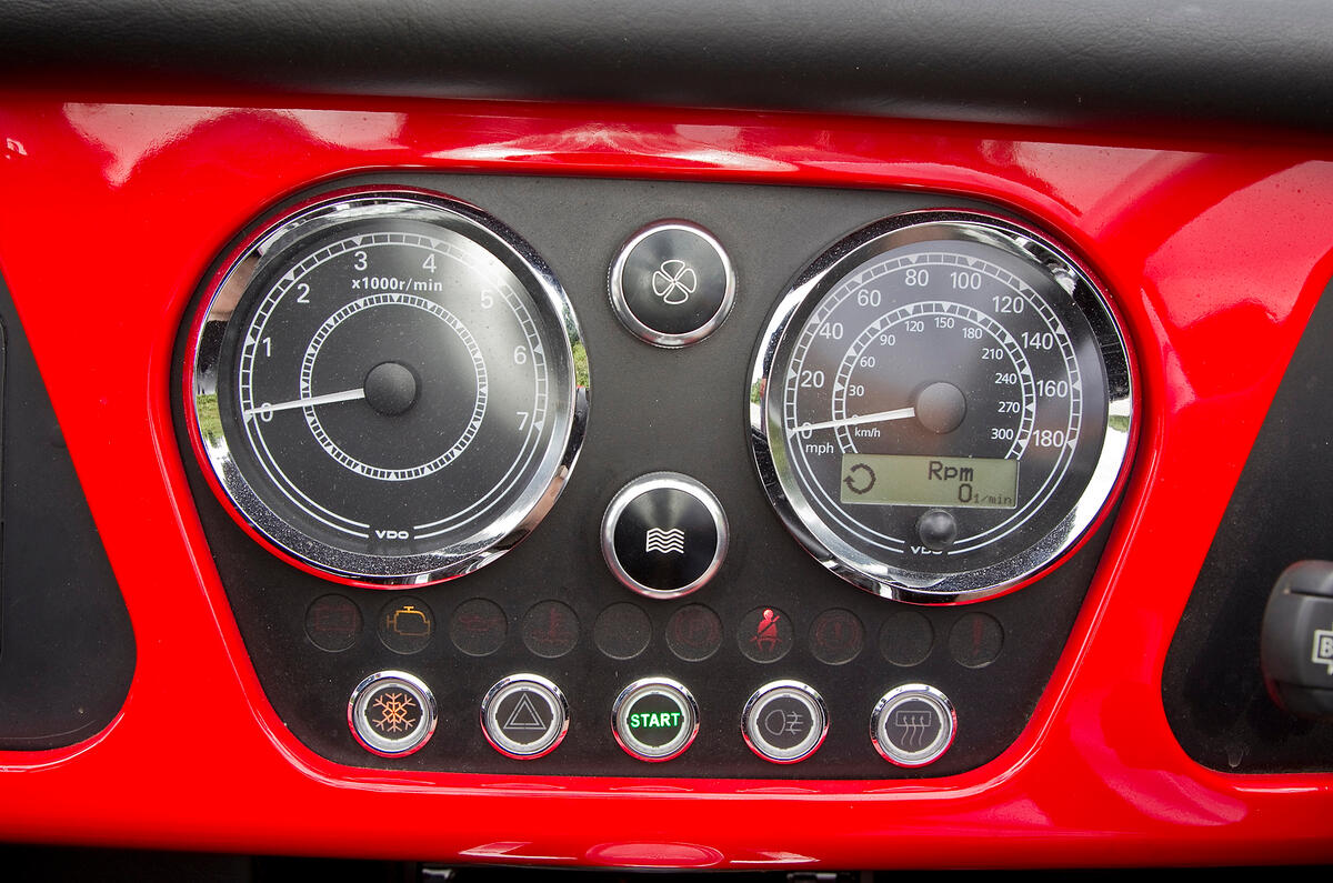 Morgan Plus 8 instrument cluster