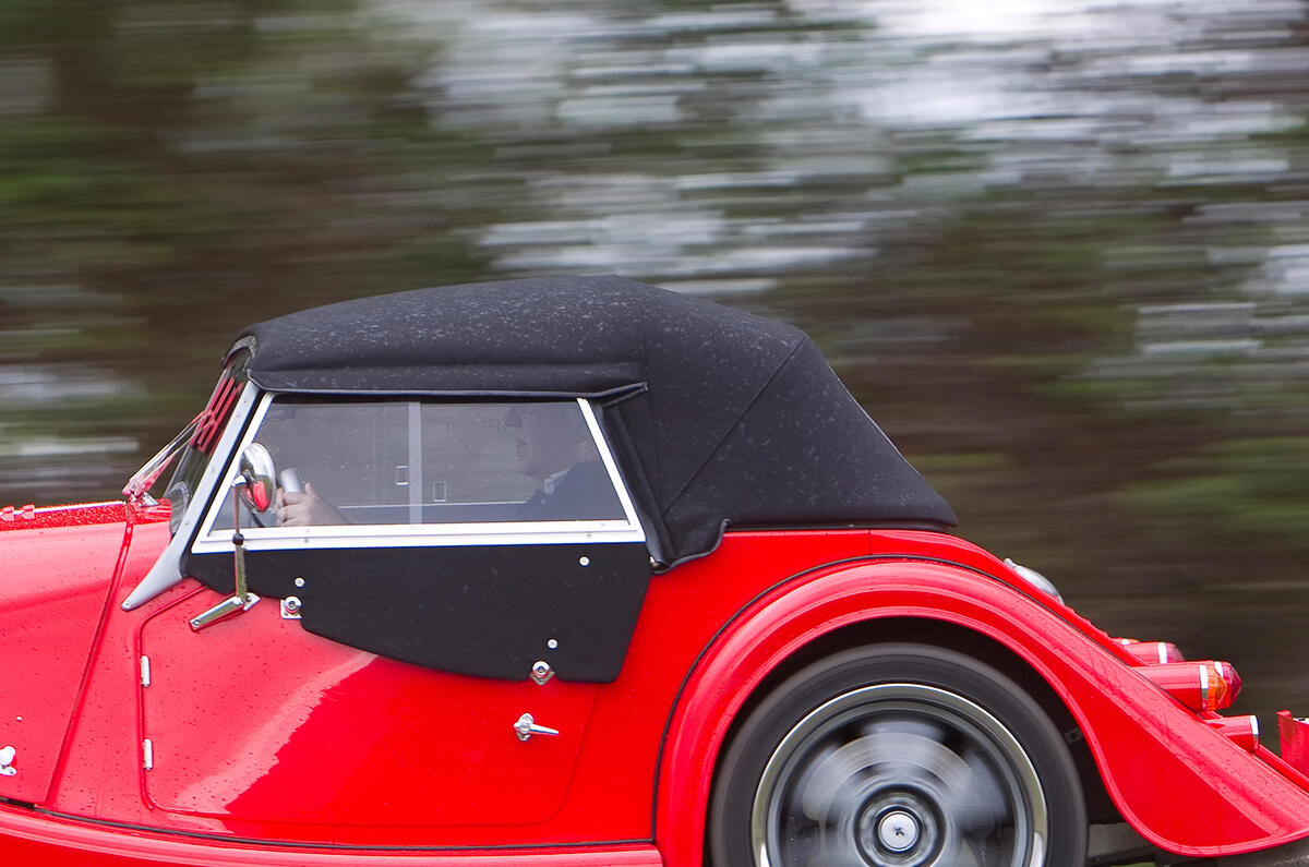 Morgan Plus 8 fabric roof